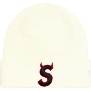 Supreme "S Logo - FW22" Beanie Natural
