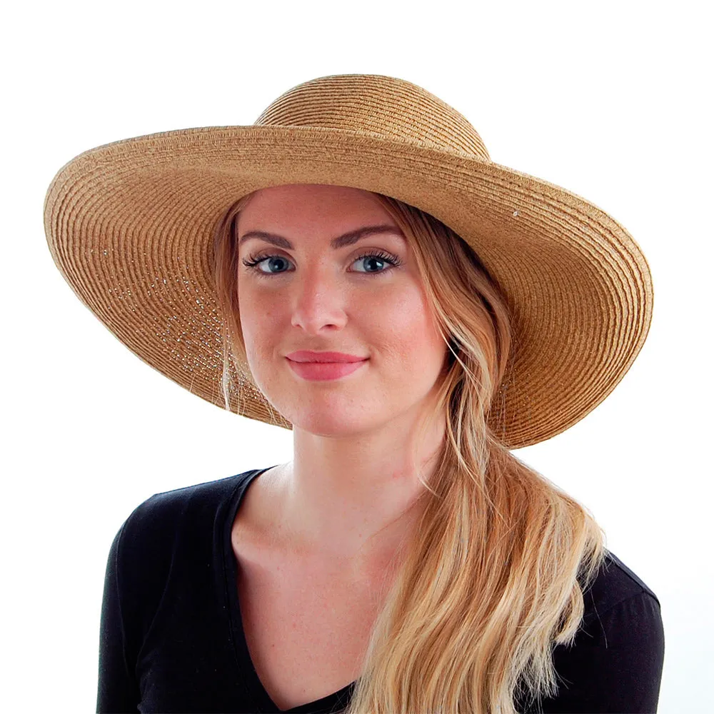 Sur La Tete - Brighton Sun Hat - Straw Hat - Toast