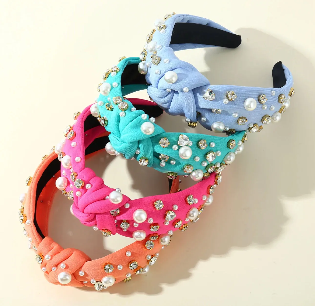Sweetheart Headband in Peacock
