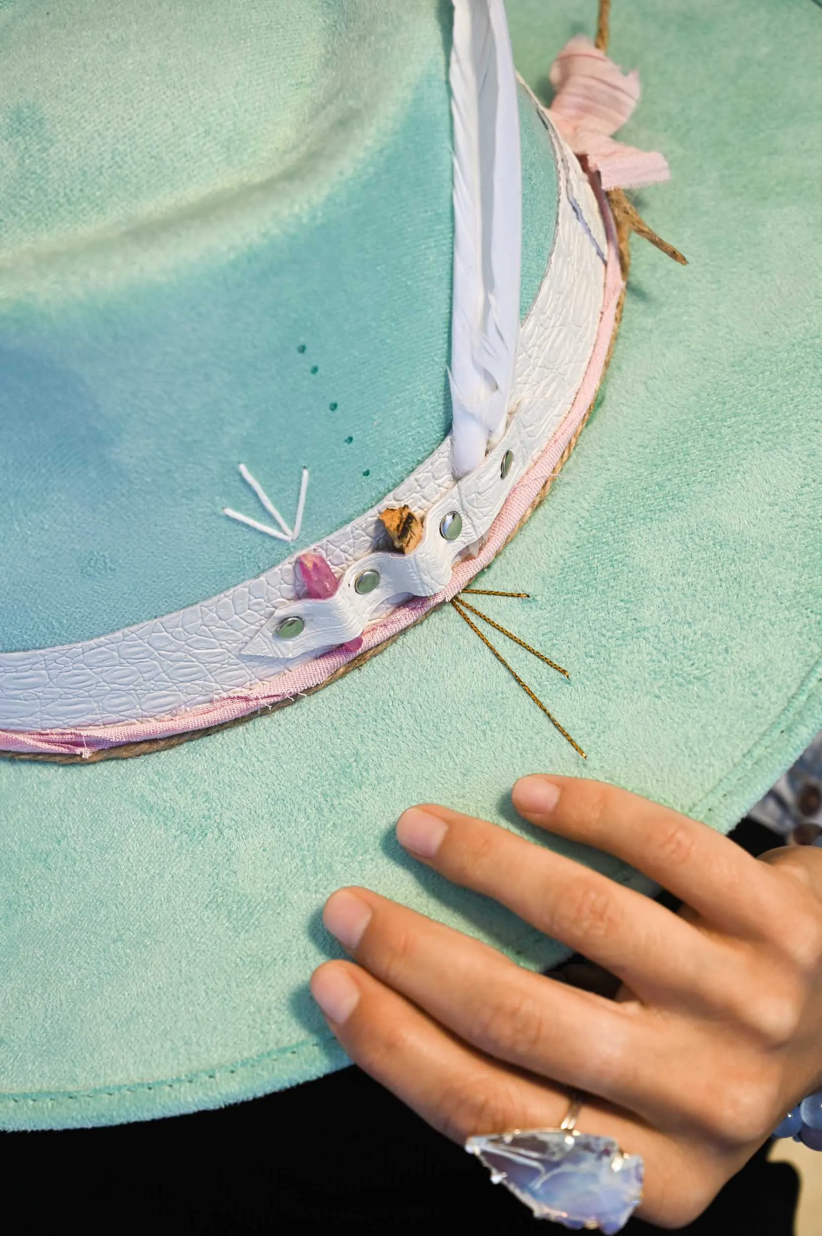 Teal Dreams Fedora
