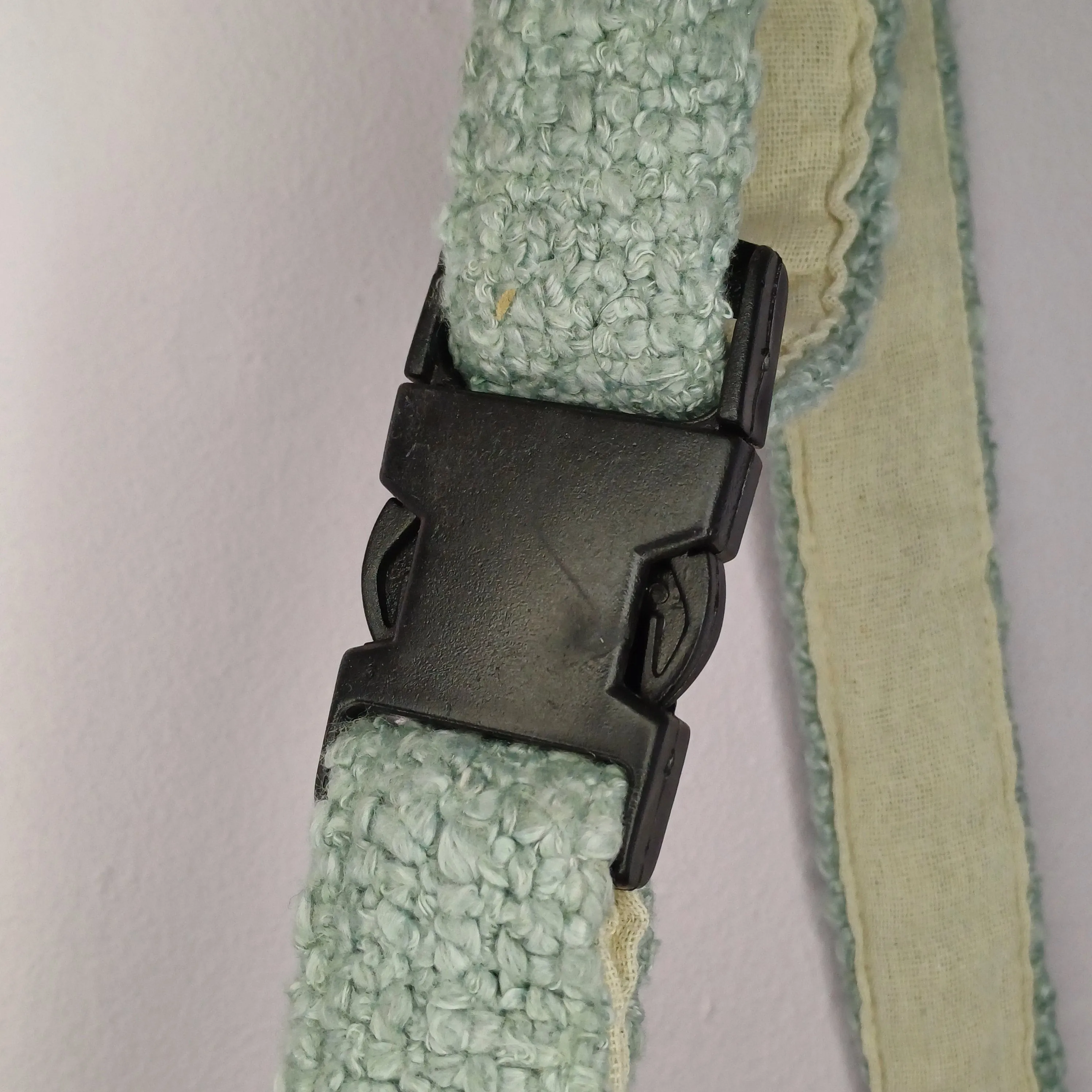 Teal Hemp/Jute Moon Bag