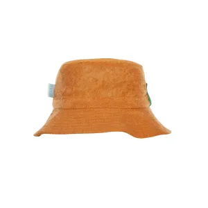 Terry Towelling Bucket Hat - Caramel