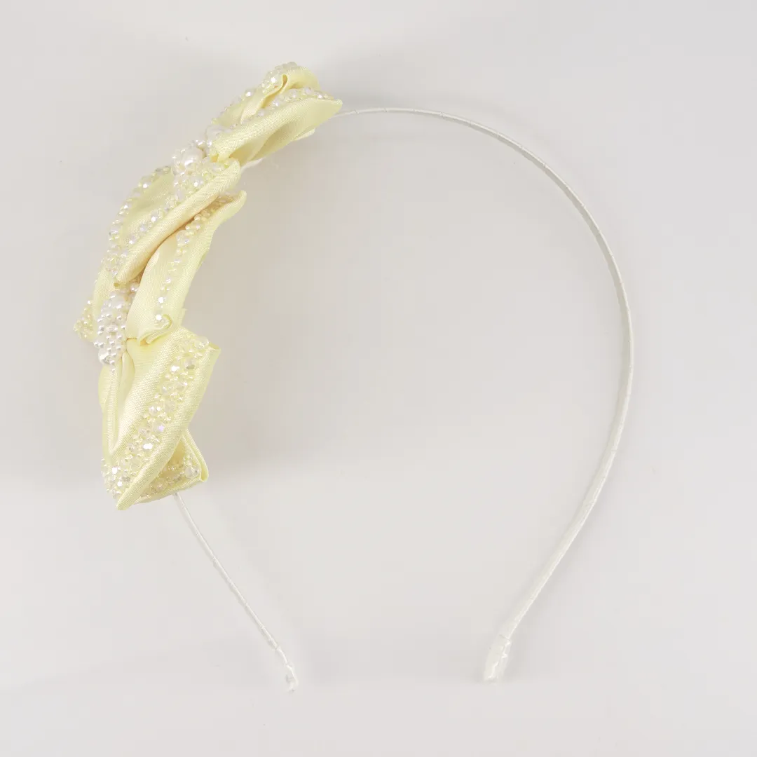 The Angelina Girls Flower Headband