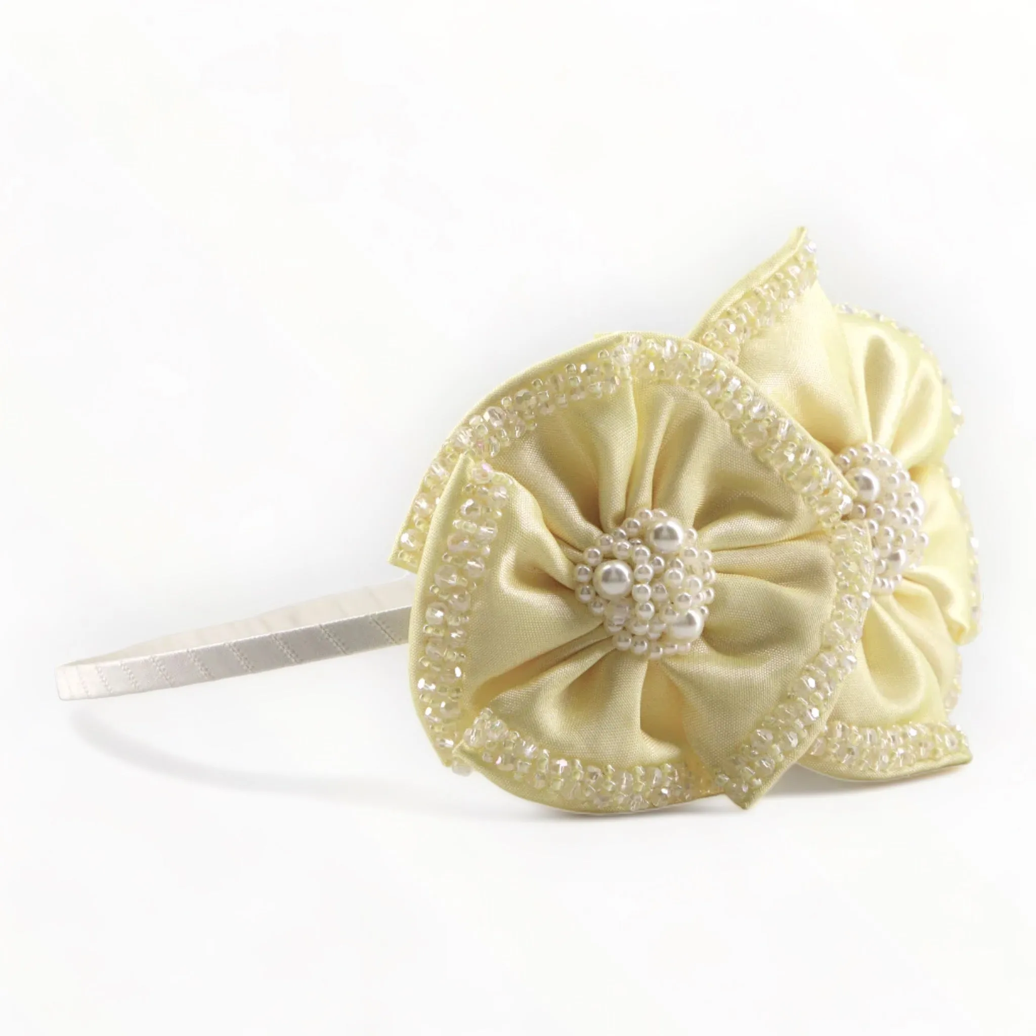 The Angelina Girls Flower Headband