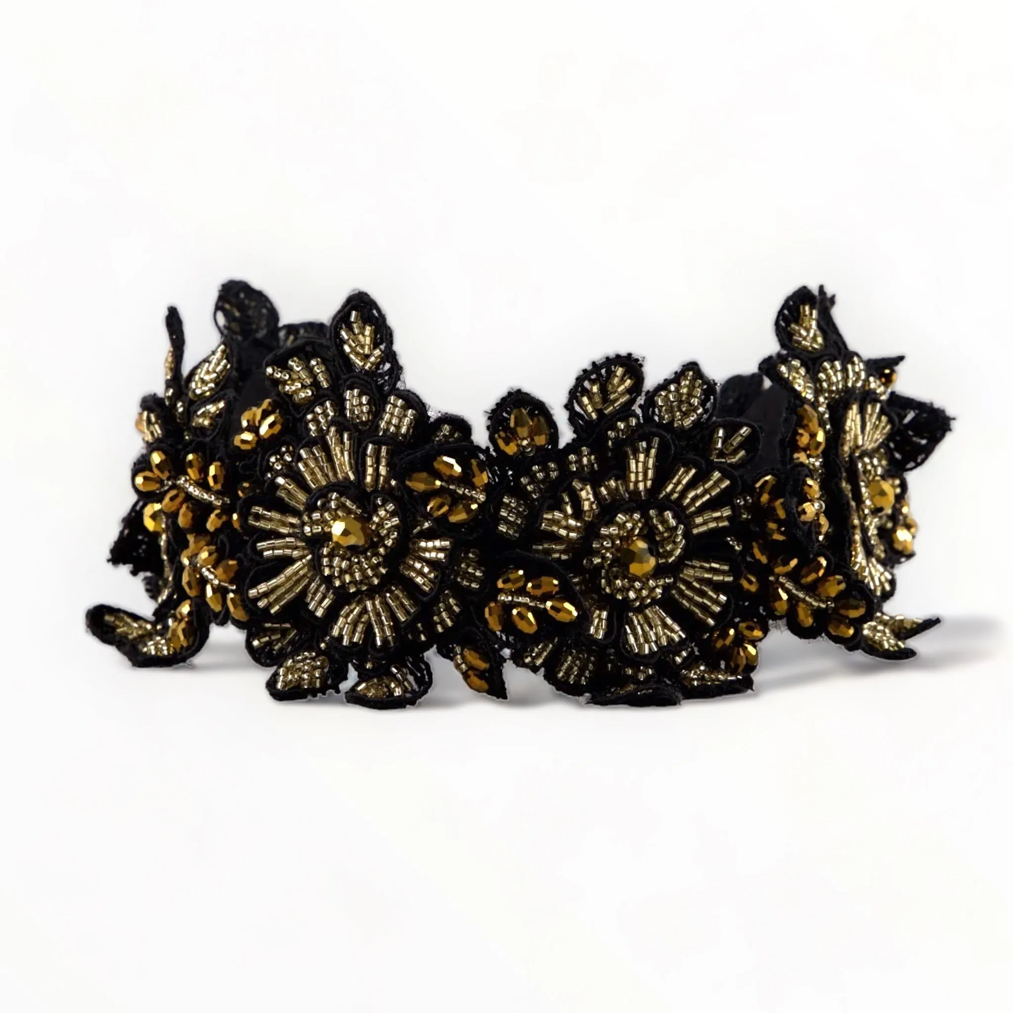 The Hadraniel Girls Black & Gold Headband