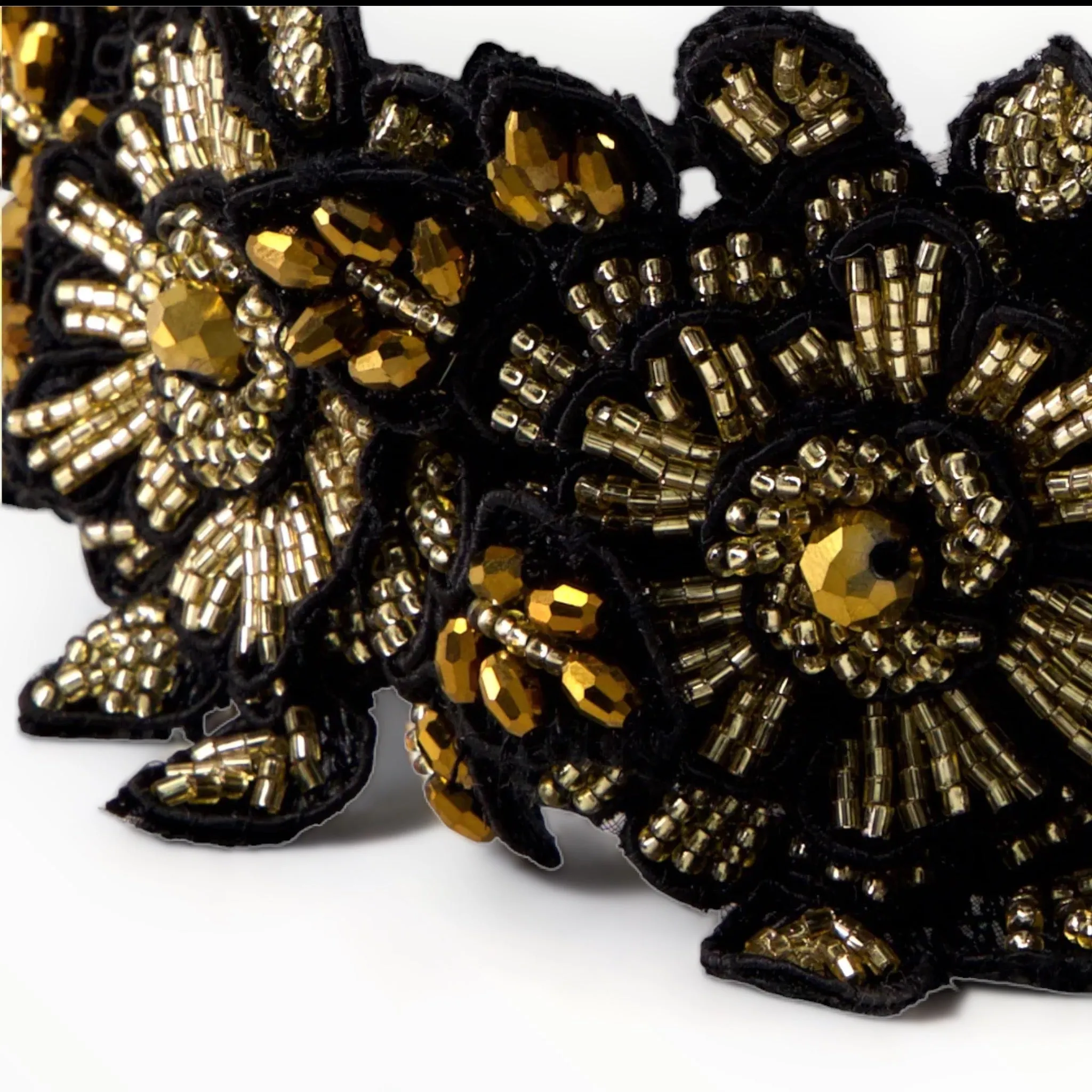 The Hadraniel Girls Black & Gold Headband