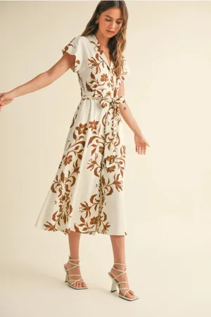 The Vivienne Button-Front Dress