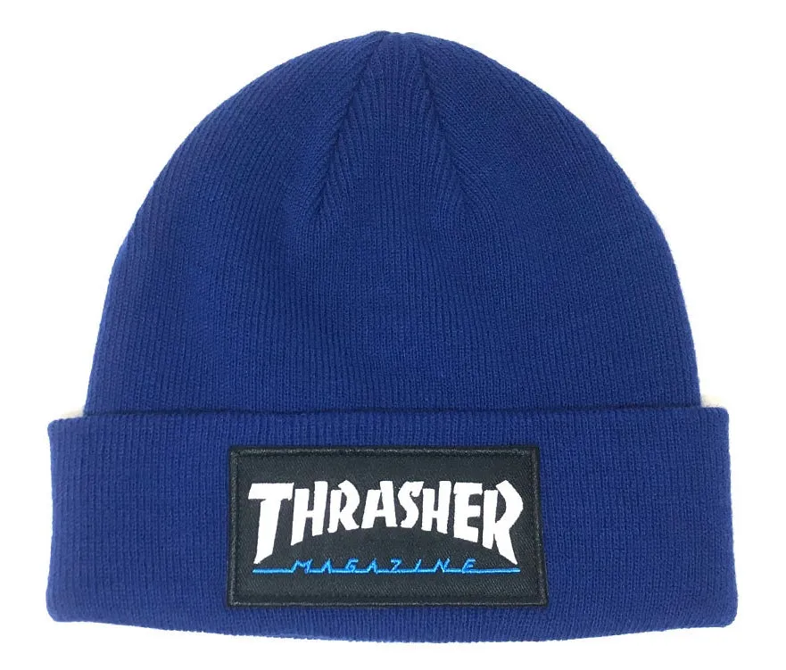 Thrasher - Logo Patch Beanie Navy