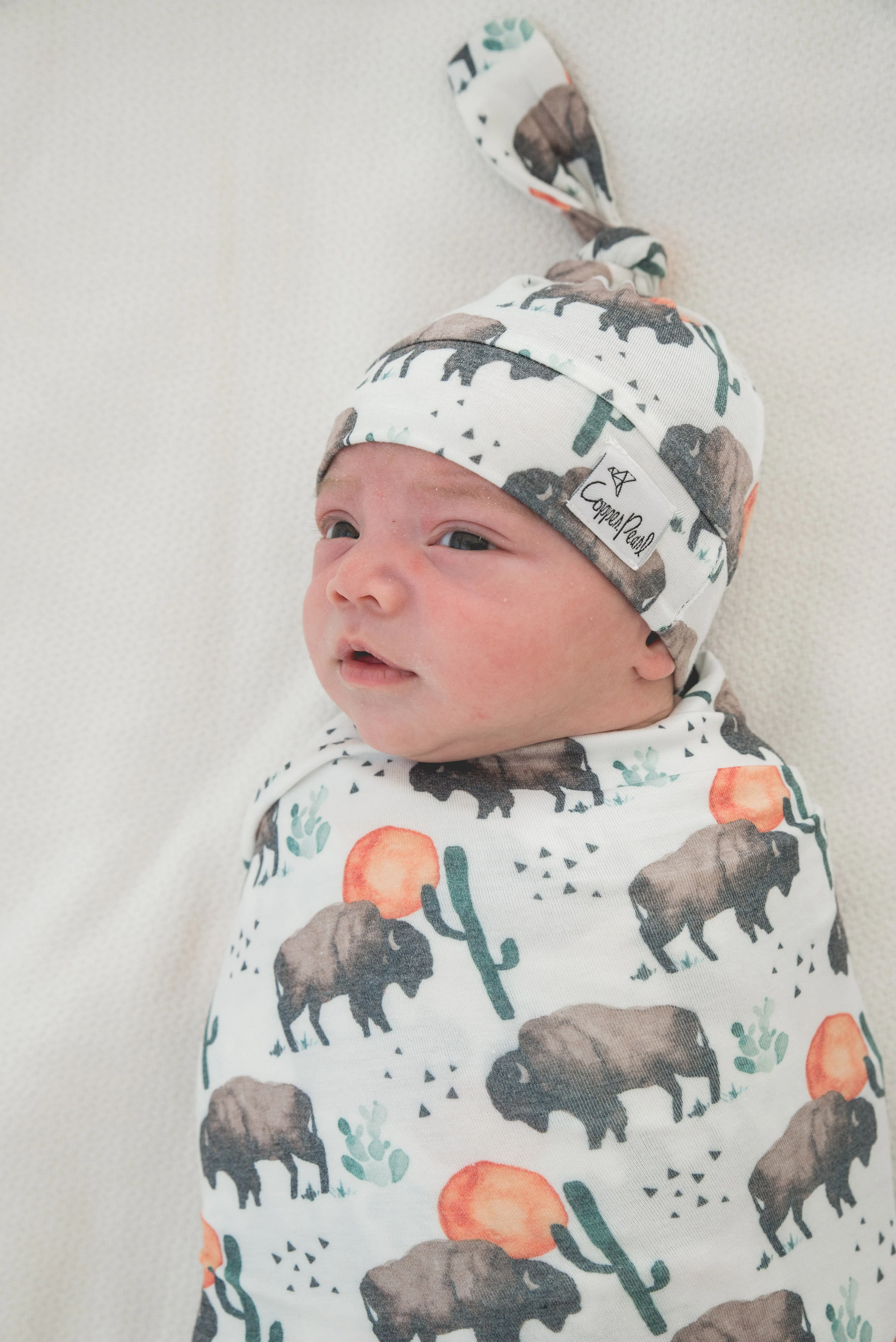 Top Knot Hat - Bison
