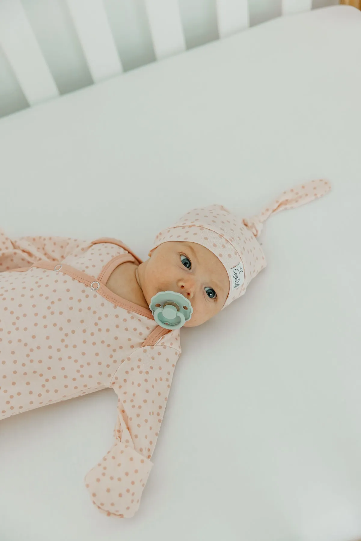Top Knot Hat - Dottie