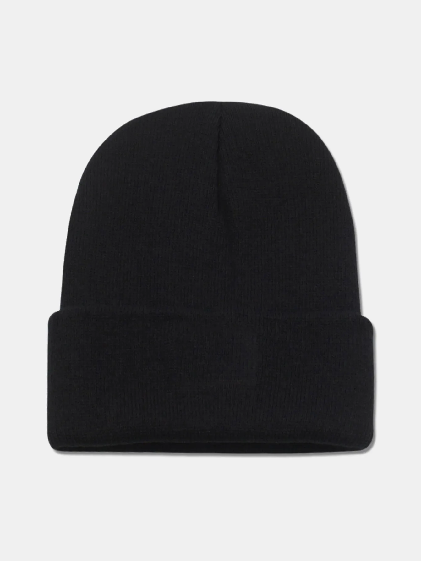 Topi rajutan neutral lembut dan hangat yang serba boleh
