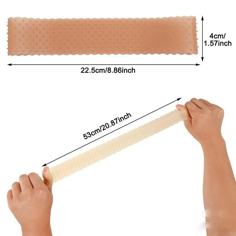 Transparent Silicone Headbands Non Slips Drop-shaped Elastic Wig Band Lace Wig Grip Hair Band For Wigs Sports Yoga