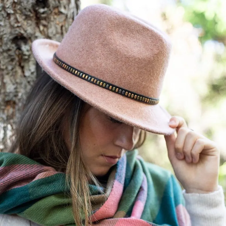 Trilby Hat - Khaki Marl