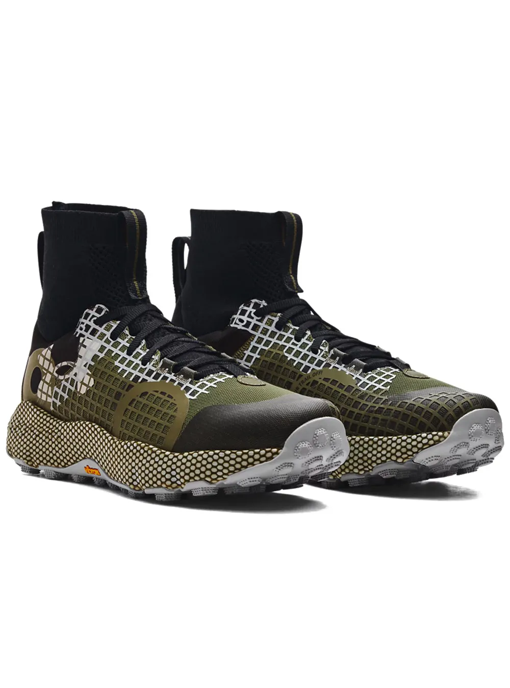Under Armour Men's HOVR Ridge Trek Trail Running Shoes - Marine OD Green