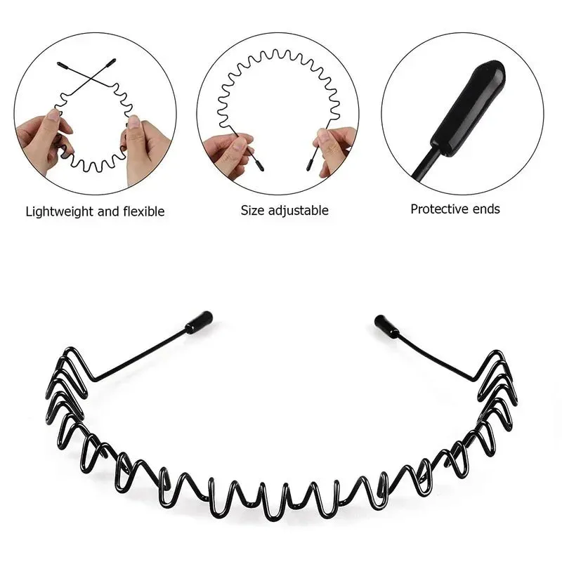 Unisex Metal Hair Bands