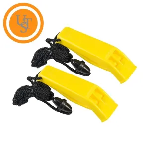 UST HEAR-ME YELLOW WHISTLE 2 PACK