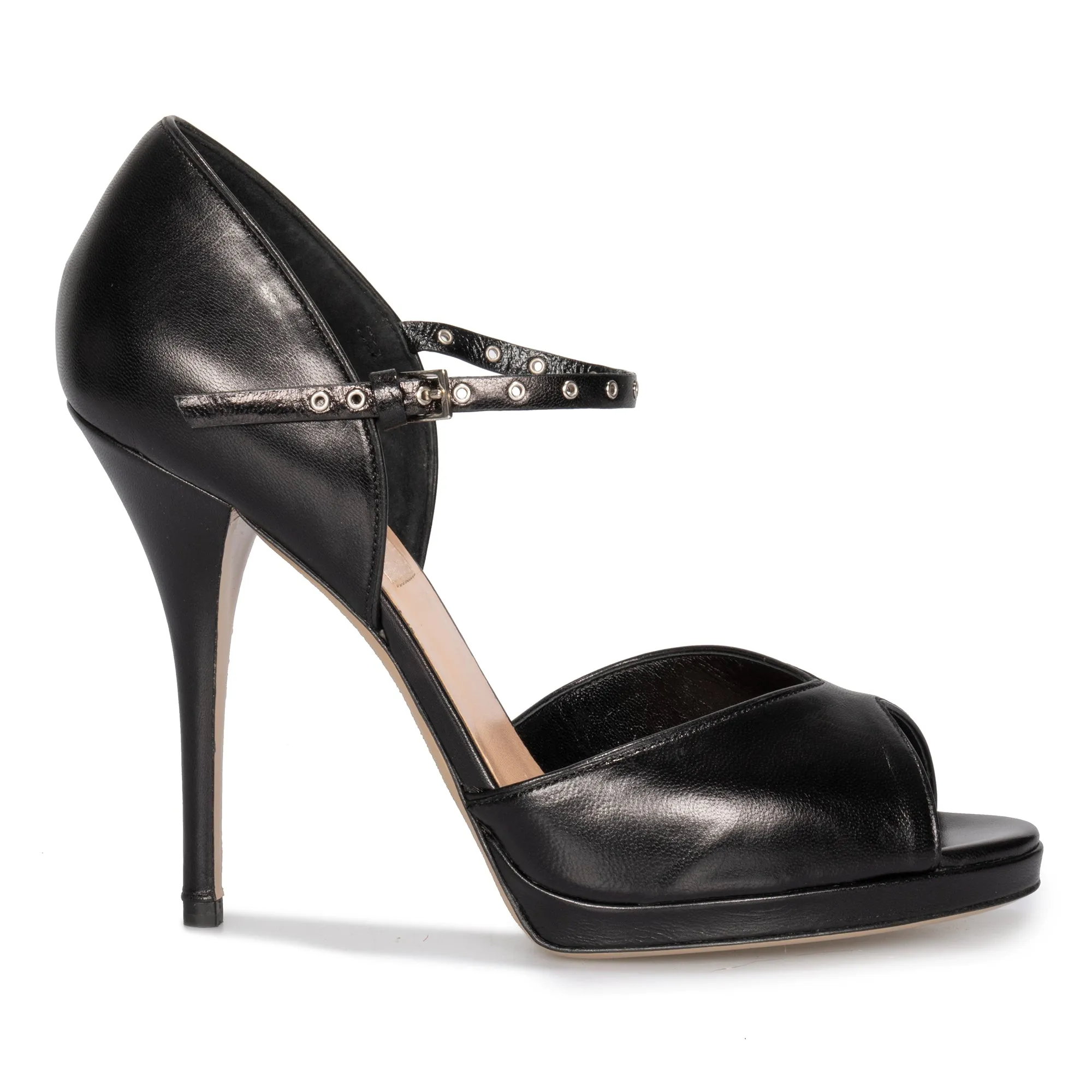 Valentino Love Latch Peep Toe Mary Jane Pumps