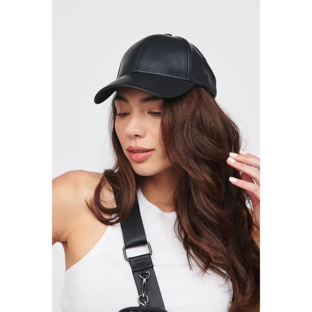 Vegan Leather Baseball Hat Baseball Cap