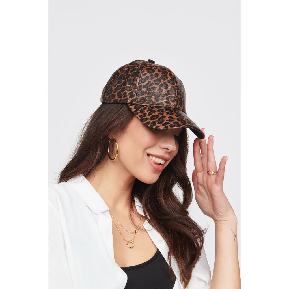 Vegan Leather Baseball Hat Baseball Cap