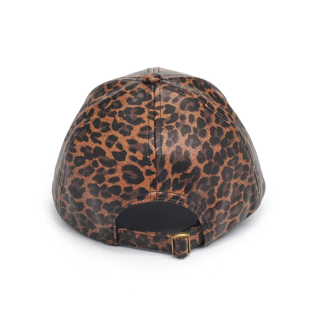 Vegan Leather Baseball Hat Baseball Cap