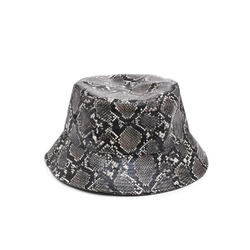 Vegan Leather Bucket Hat Bucket Hat
