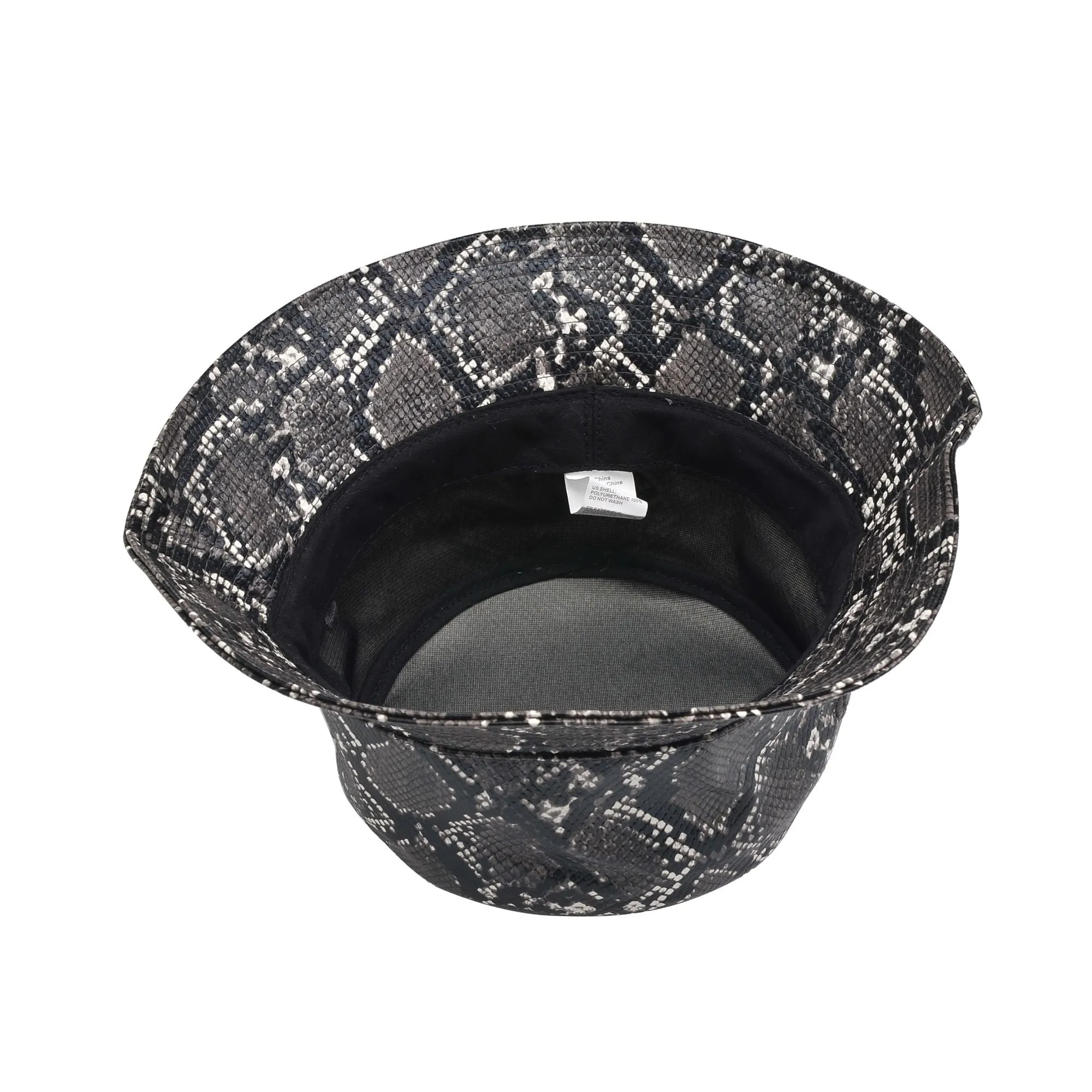 Vegan Leather Bucket Hat Bucket Hat