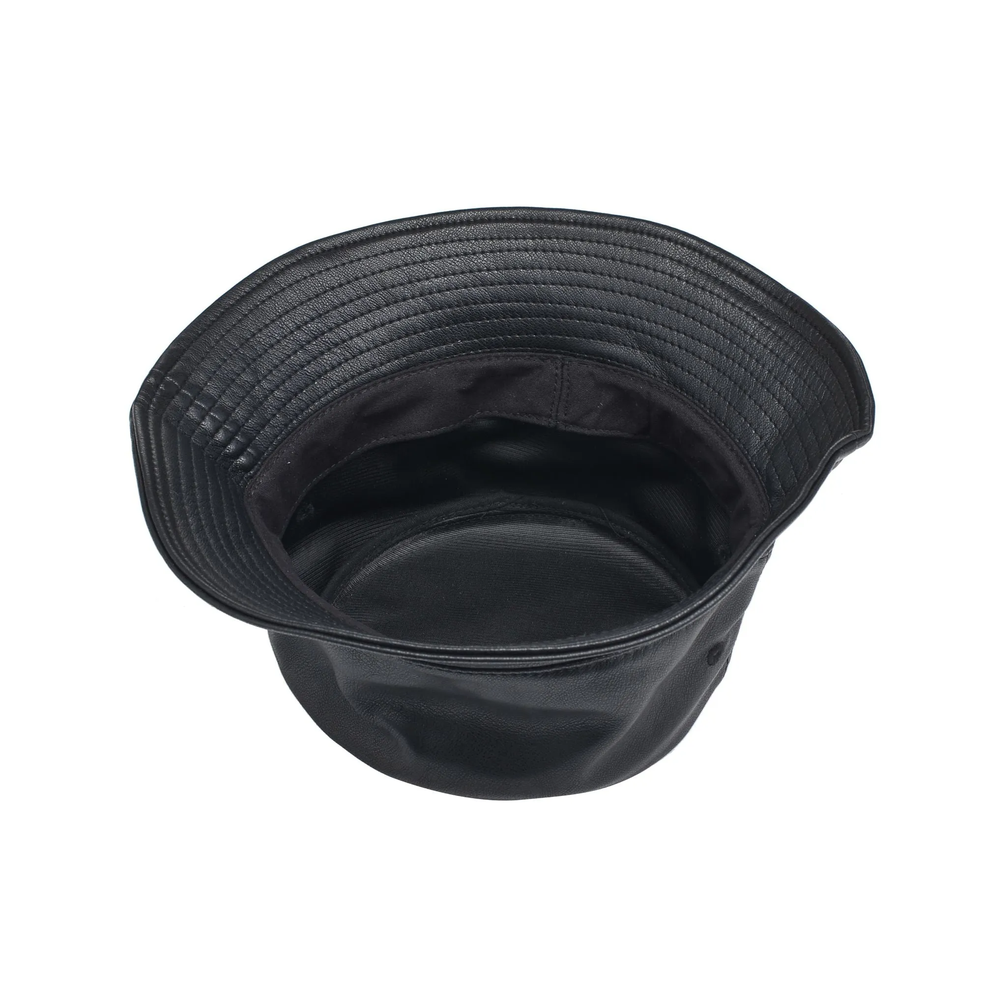 Vegan Leather Bucket Hat Bucket Hat
