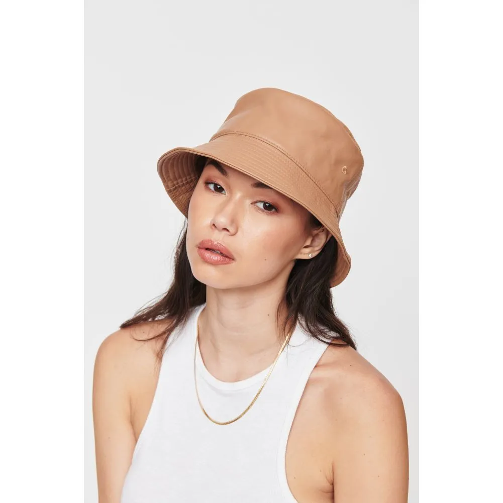 Vegan Leather Bucket Hat Bucket Hat