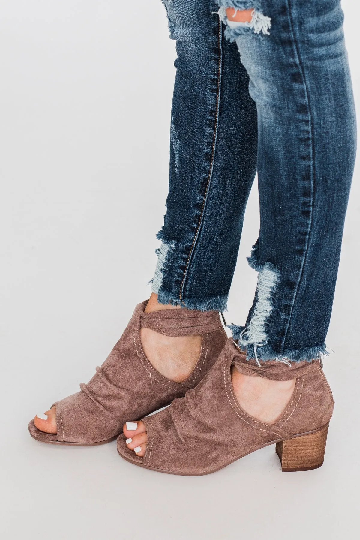 Very G Sylvanna Heels- Taupe