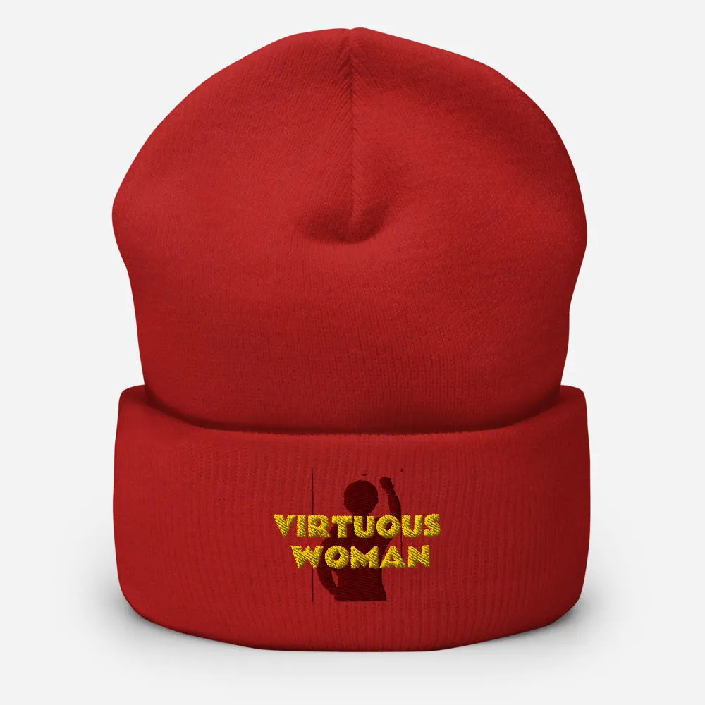 Virtuous Woman Cuffed Beanie