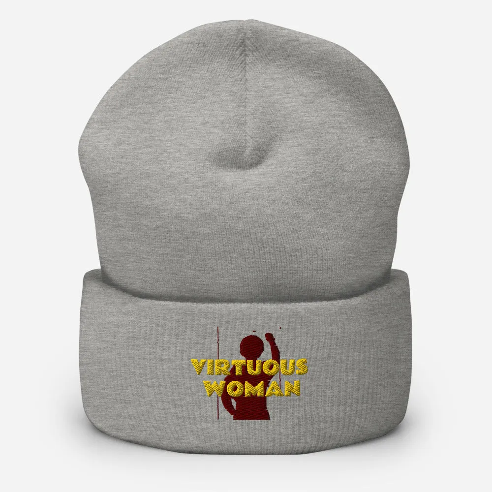 Virtuous Woman Cuffed Beanie