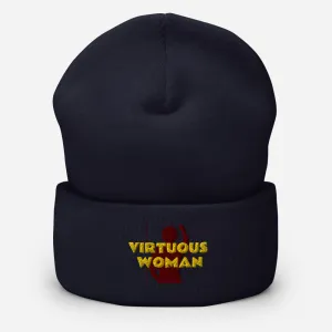 Virtuous Woman Cuffed Beanie