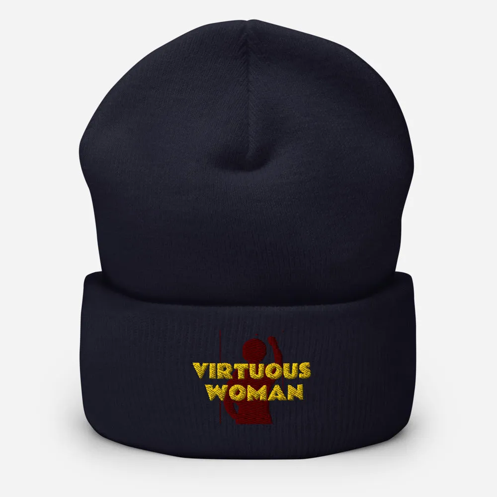 Virtuous Woman Cuffed Beanie