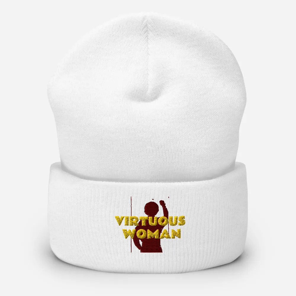 Virtuous Woman Cuffed Beanie