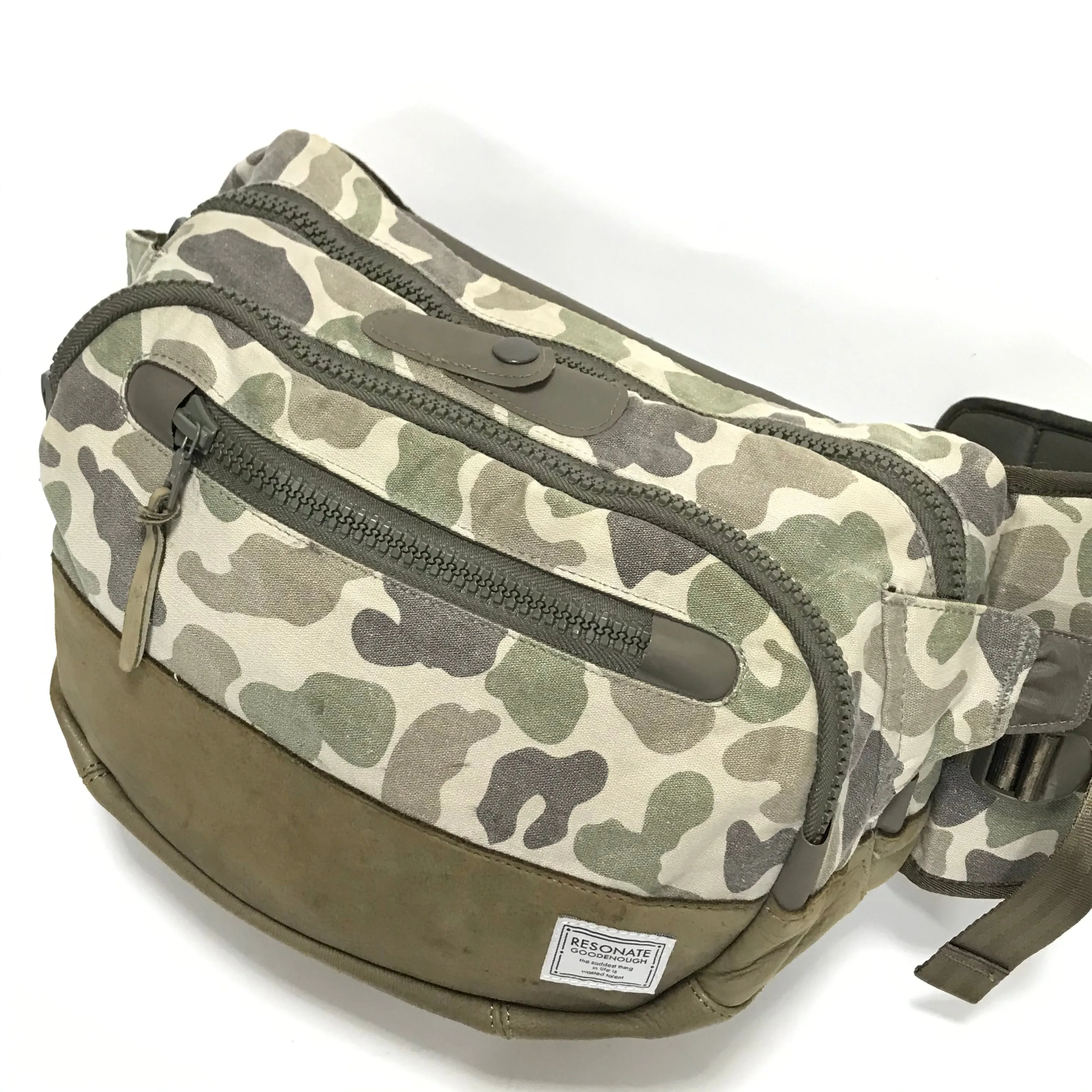 Visvim x Goodenough Resonate Camo Lumbar Ballistic 8L Waist / Shoulder Bag
