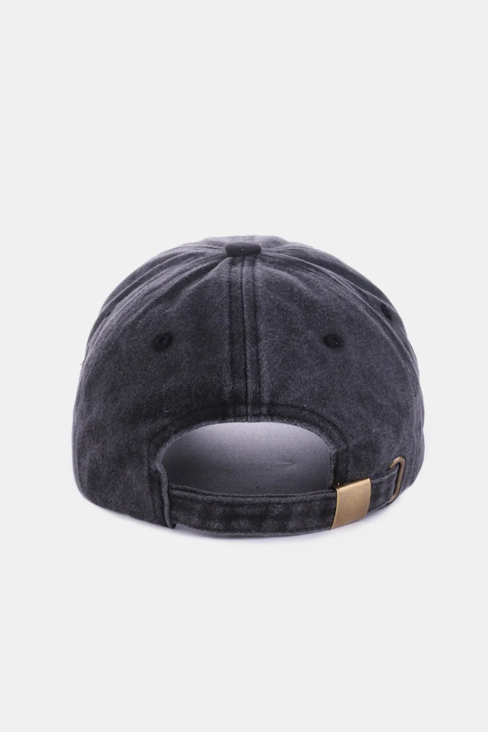 Washed Atlanta Embroidered Baseball Cap