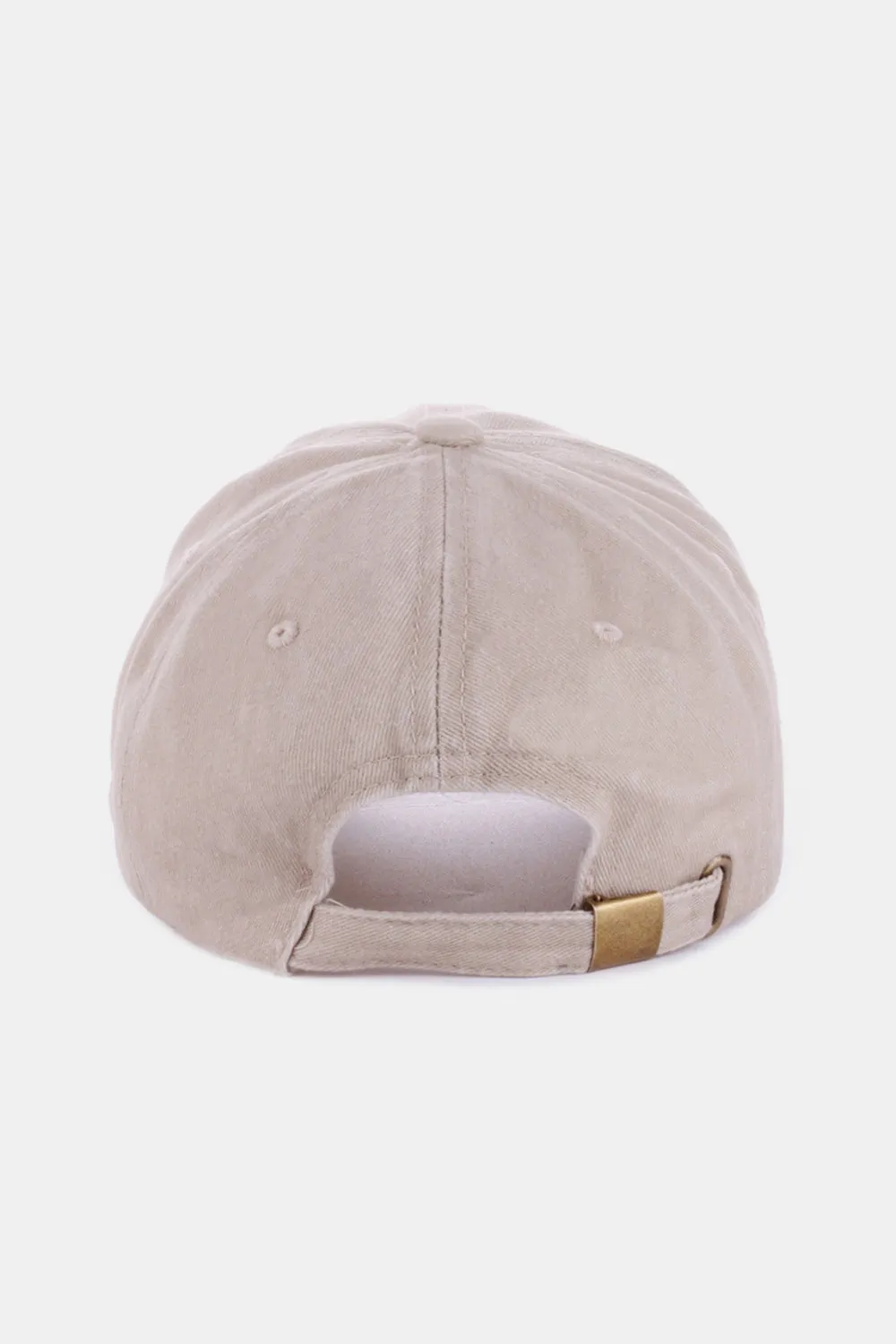 Washed Atlanta Embroidered Baseball Cap