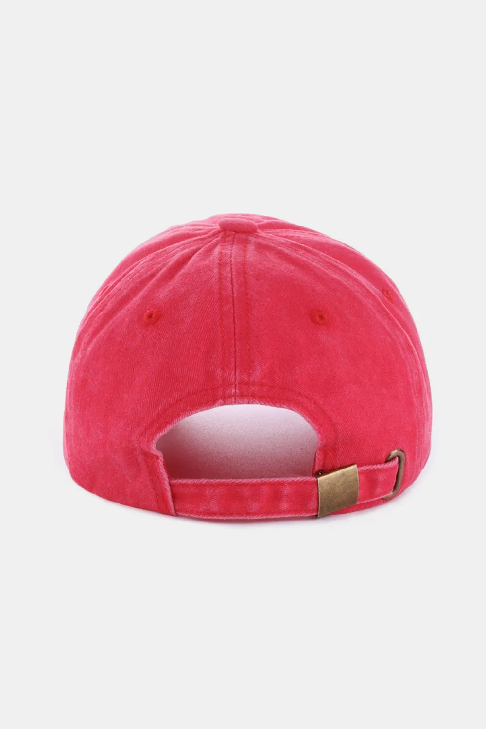 Washed Atlanta Embroidered Baseball Cap