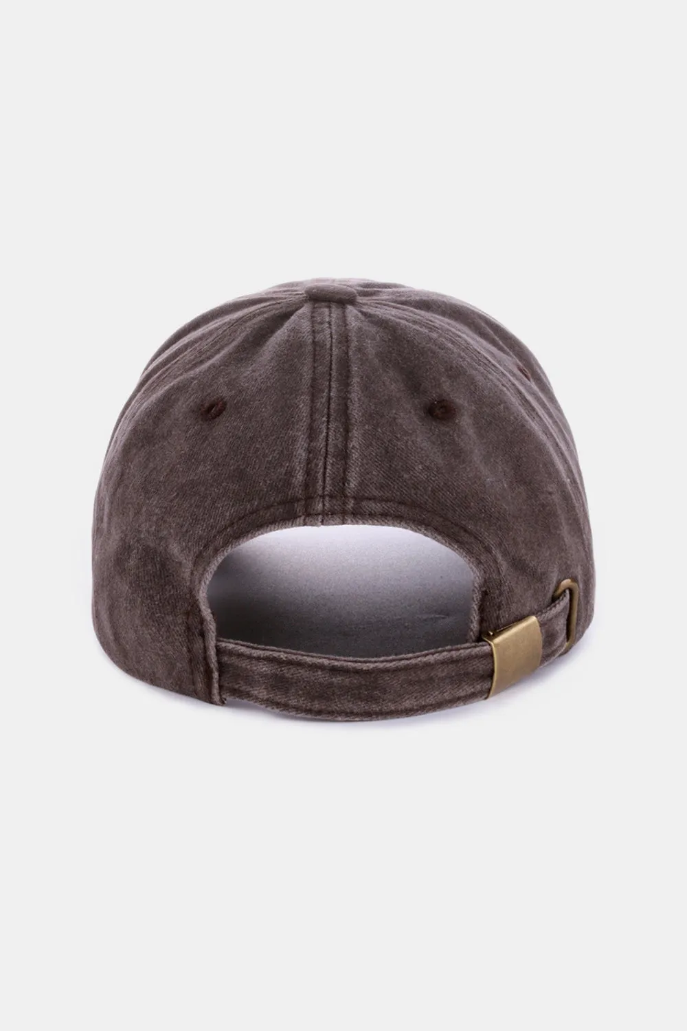 Washed Atlanta Embroidered Baseball Cap