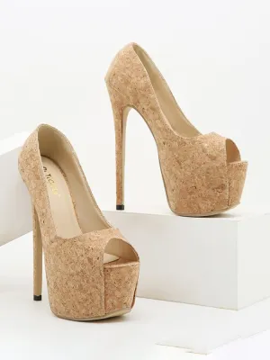 Western Style Platform Heels