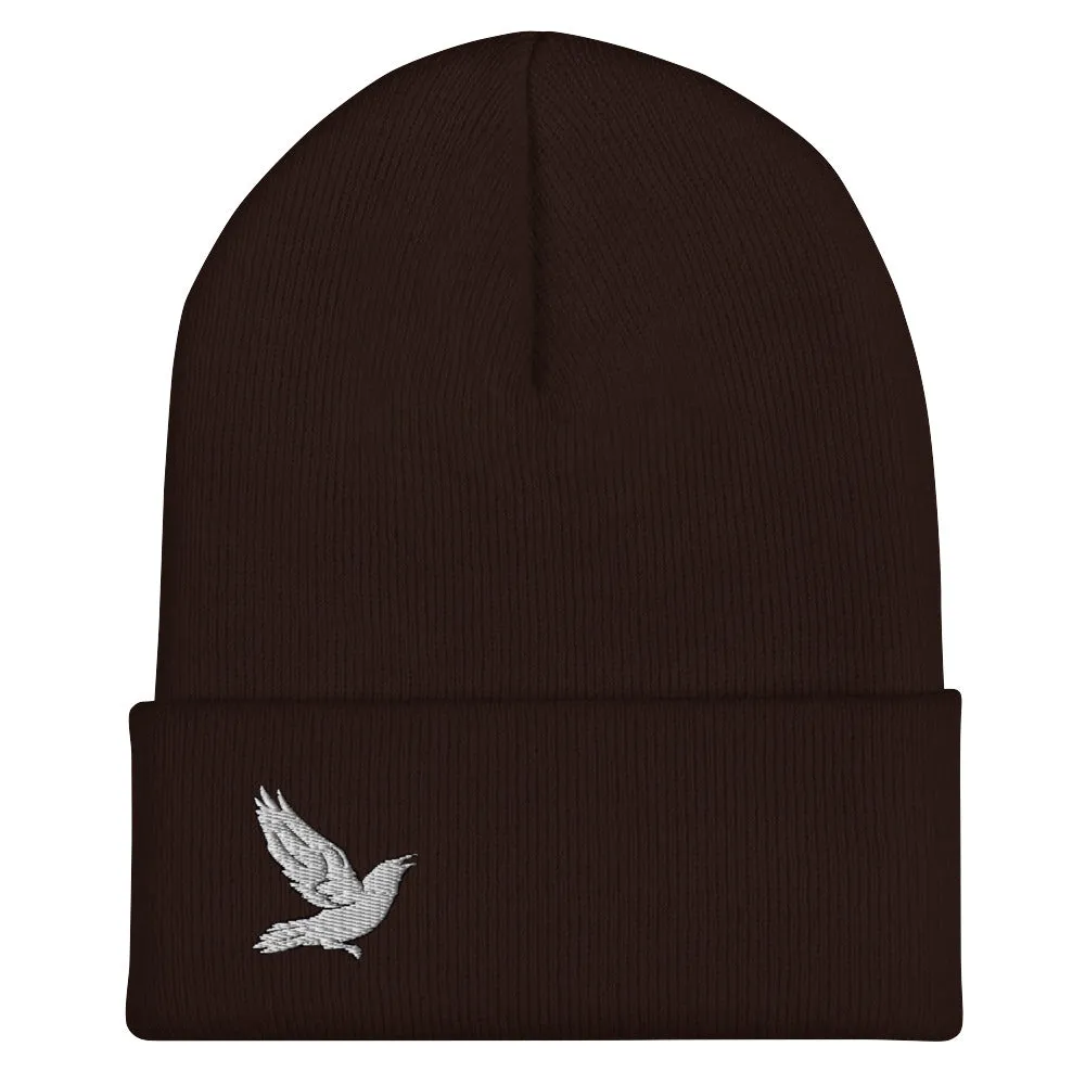 White Raven Beanie