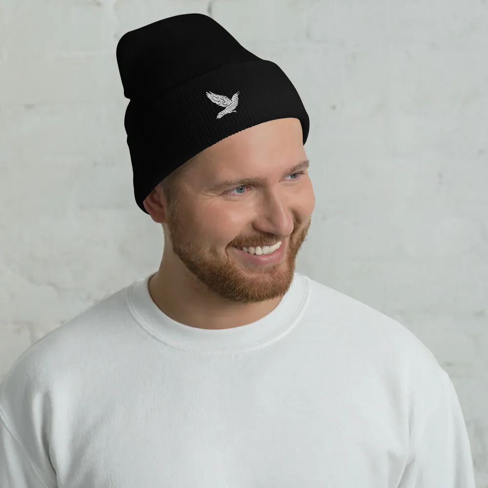 White Raven Beanie