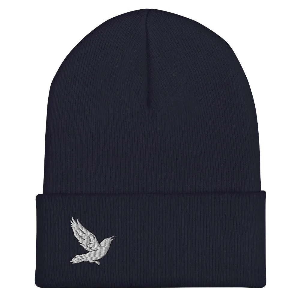 White Raven Beanie