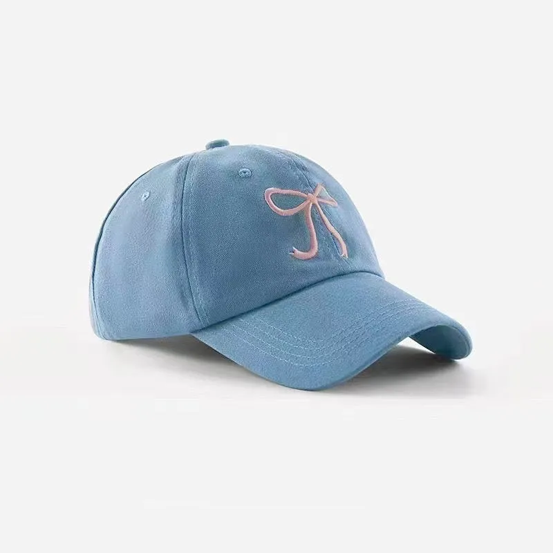 Wide Brim Baseball Cap Embroidered Outdoor Casual Sunshade
