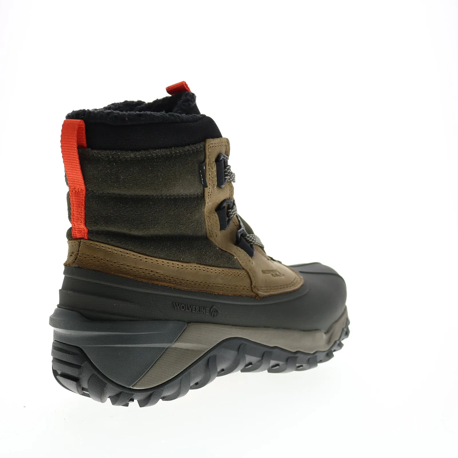 Wolverine Glacier Surge Insulated 7" W880310 Mens Gray Wide Rain Boots