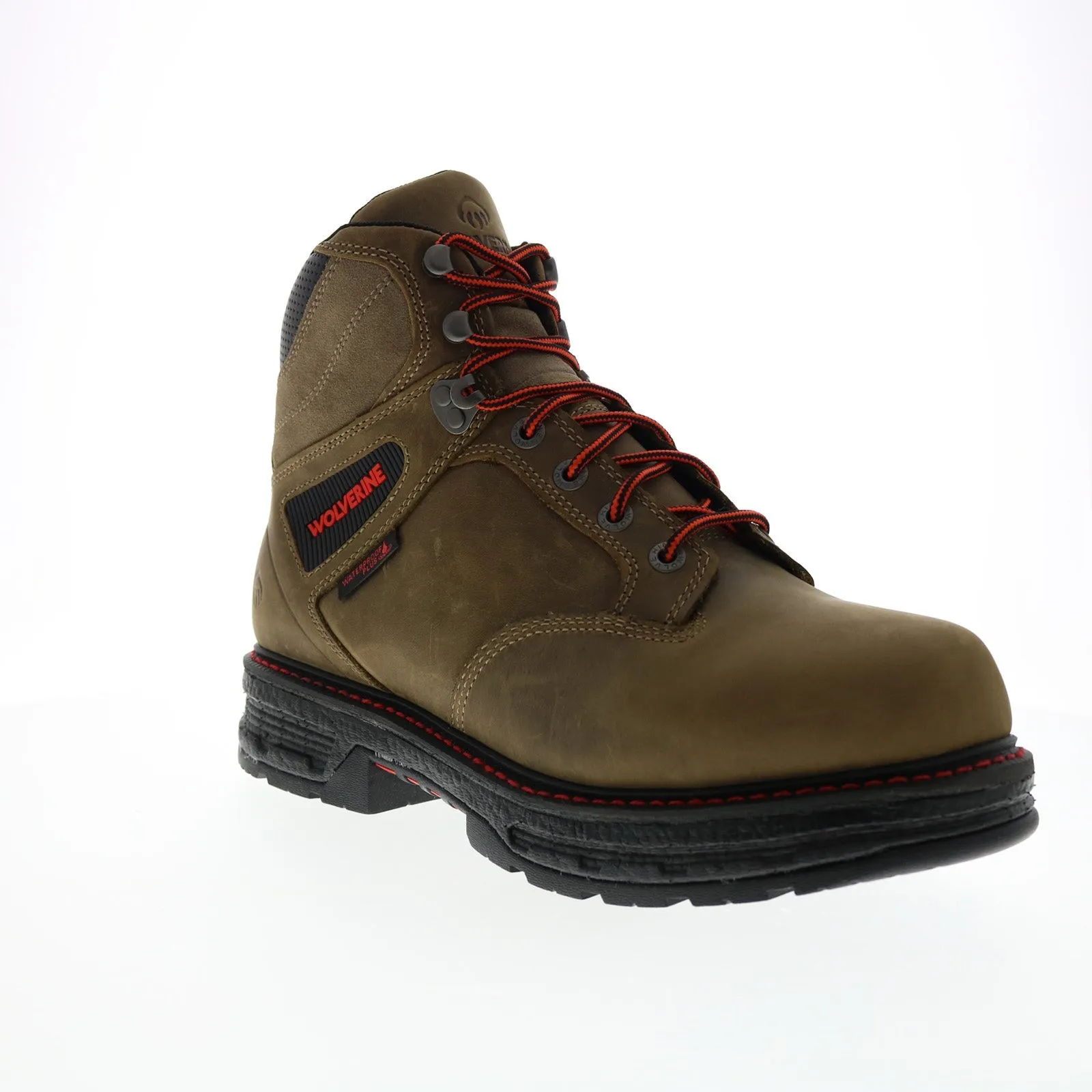 Wolverine Hellcat Ultraspring Waterproof 6" W200158 Mens Brown Wide Work Boots