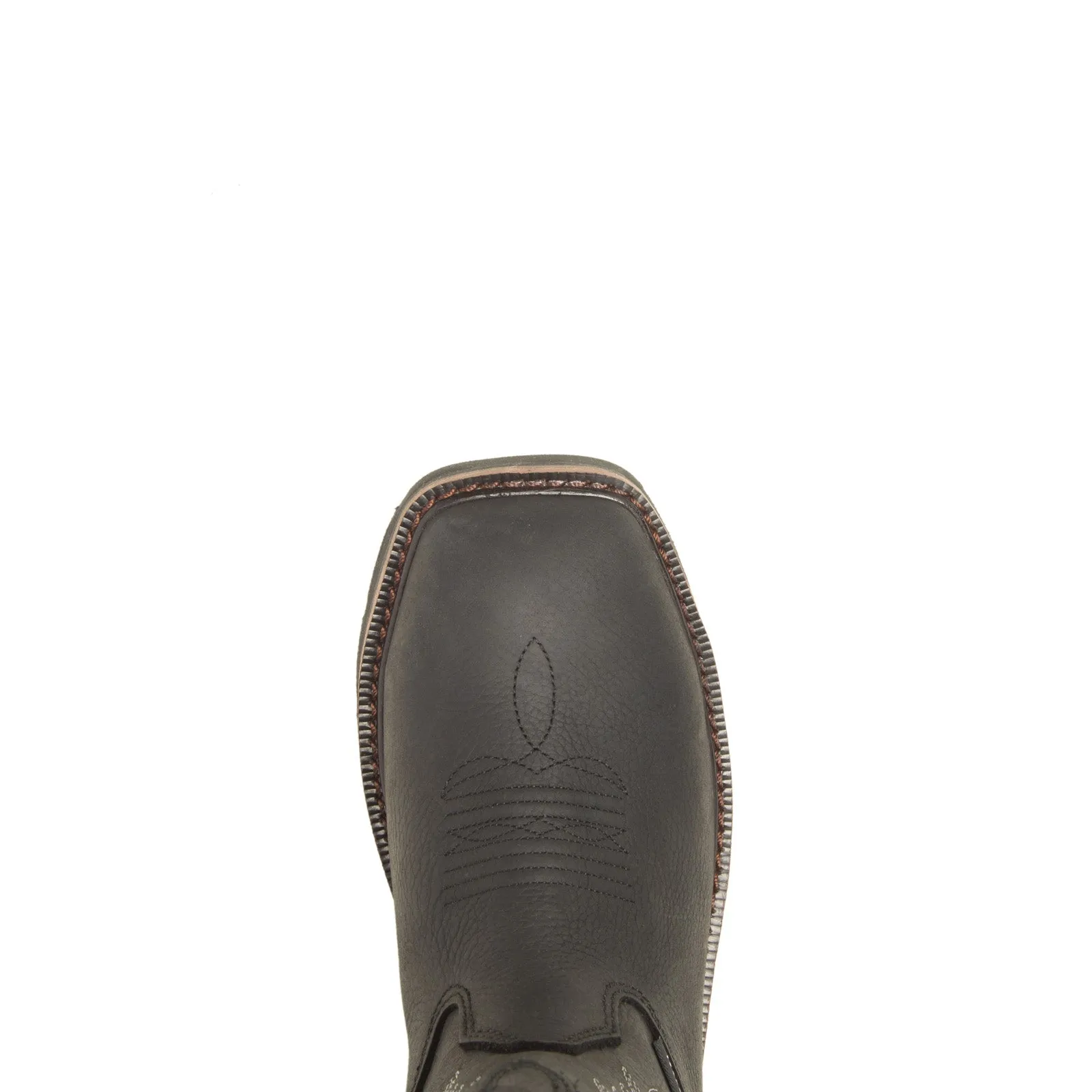 Wolverine Rancher Steel Toe Wellington WP Womens Black Wide Work Boots