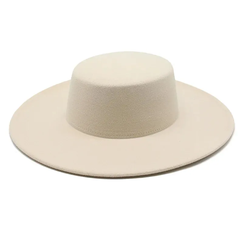 Women's Fedora Hat Winter Wool Derby Wedding Jazz Hats