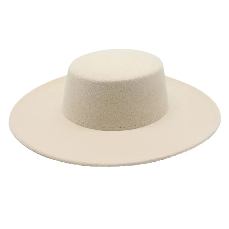 Women's Fedora Hat Winter Wool Derby Wedding Jazz Hats