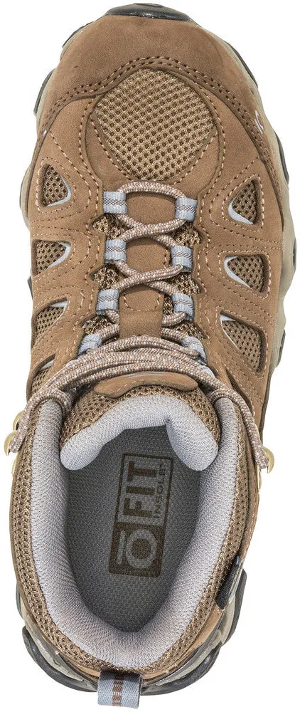 WOMEN'S OBOZ SAWTOOTH II MID WATERPROOF | BRINDLE / TRADEWINDS BLUE